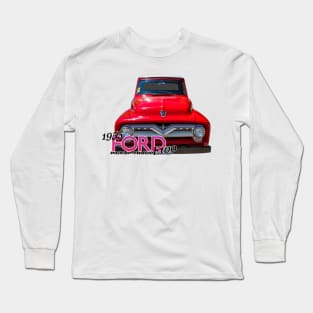 1955 Ford F100 Pickup Truck Long Sleeve T-Shirt